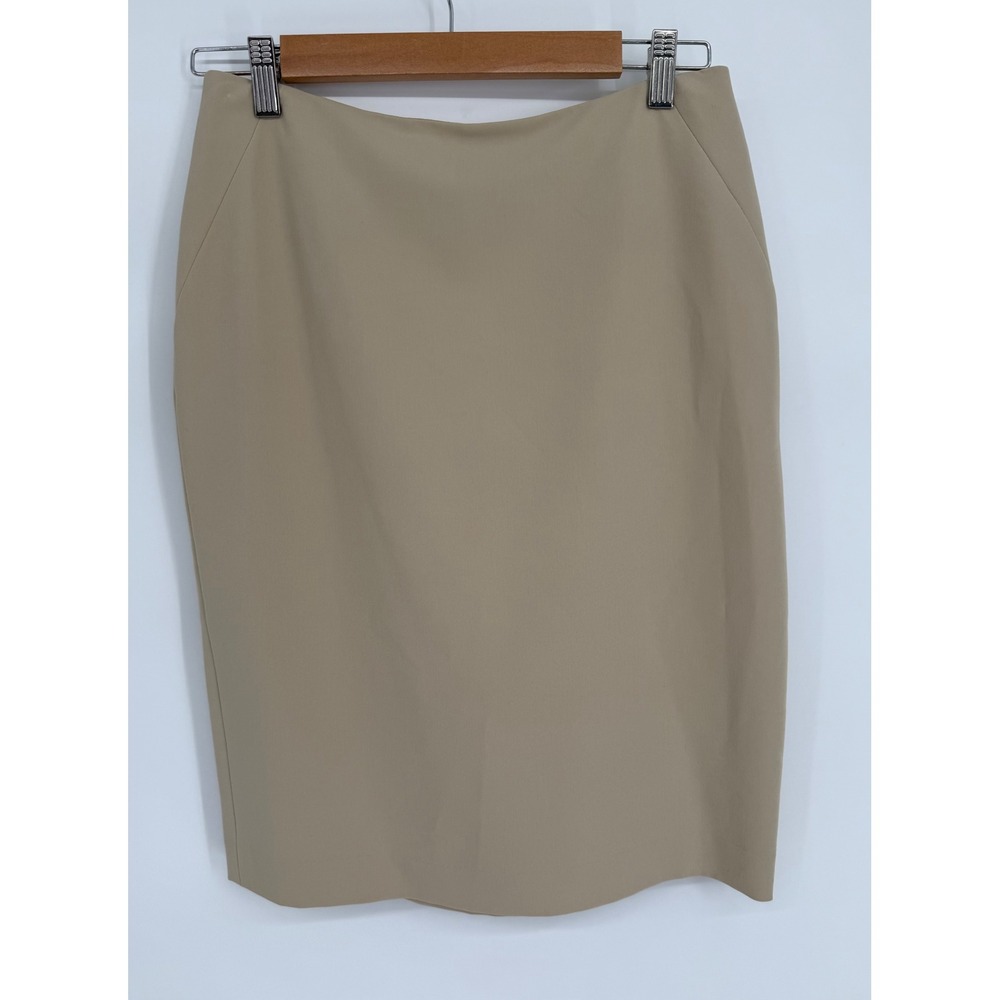 Tommy Hilfiger Womens Khaki Pencil Skirt Lined Stretch Business Sz 6